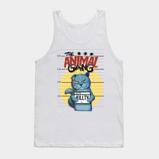 the animal gang cat urban style Tank Top